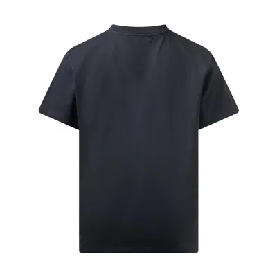 Ganni Basic Cotton Jersey Bear Comic In Black