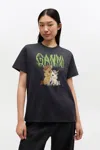 Ganni Basic Cotton Jersey T-shirt