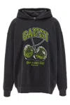 Ganni Women Cherries Organic Cotton Hoodie In Black