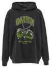 Ganni Women Cherries Organic Cotton Hoodie In Black