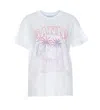 Ganni White Basic Cocktail Cotton Jersey T-shirt In White
