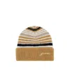Ganni Beanie -  - Wool - Orange In Orange