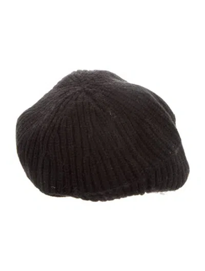 Pre-owned Ganni Beanie In Black