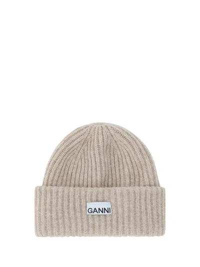 Ganni Hats E Hairbands In Brown