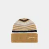 Ganni Beanie -  - Wool - Orange In Orange