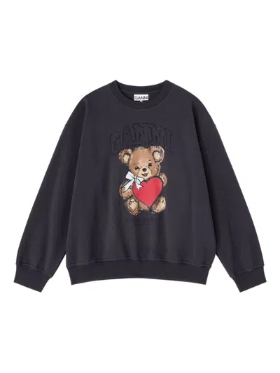 GANNI GANNI BEAR ORGANIC COTTON SWEATER