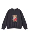 Ganni Bear Organic Cotton Sweater In Black