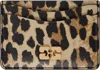 Ganni Bou Leopard-print Leather Card Holder In 943 Leopard