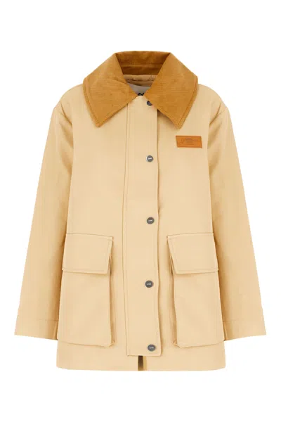 GANNI BEIGE POLYESTER JACKET