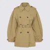 Ganni Beige Trench Coat