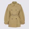 Ganni Beige Trench Coat