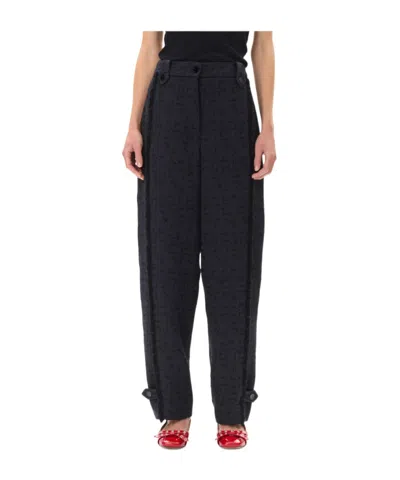 GANNI GANNI TWEED SUITING TROUSERS
