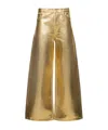 Ganni Jeans In Gold