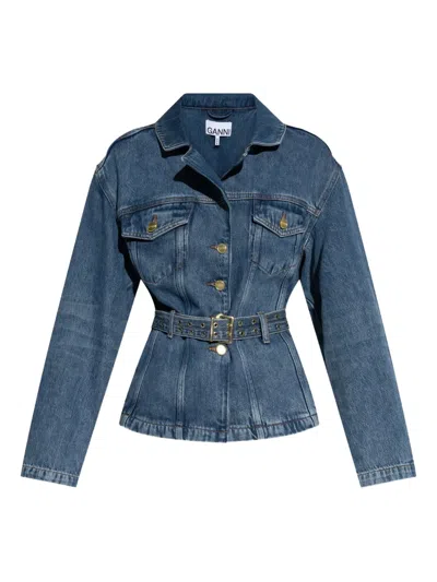 GANNI BELTED JACKET