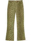 Ganni Betzy Jeans In Yellow