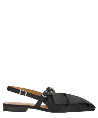 GANNI BIG BOW SANDALS