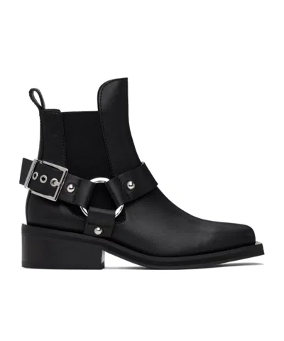 GANNI GANNI LOW CUT BIKER CHELSEA BOOTS