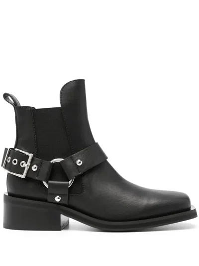 GANNI BIKER CHELSEA ANKLE BOOTS