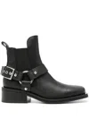 Ganni Low Cut Chelsea Boot With Block Heel
