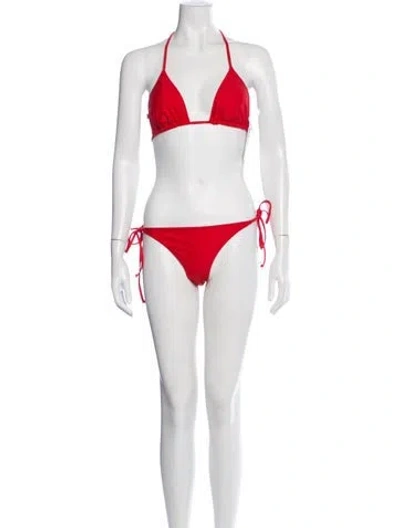 Pre-owned Ganni Bikini W/ Tags In Orange