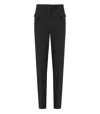 Ganni Straight Twill Lightweight Trousers In Black