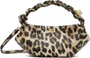 Ganni Mini Bou Leopard-print Tote Bag In 943 Leopard