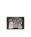 Ganni Graphic-print Wallet