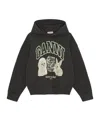 Ganni Hoodie With Logo Print