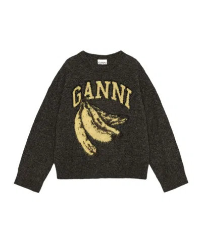 GANNI GANNI BANANA GRAPHIC JUMPER