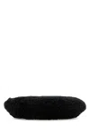 Ganni Black Polyester Beret In Black
