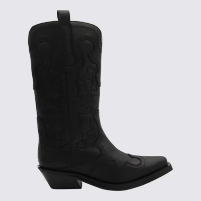 Ganni Black Boots