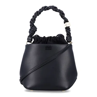 Ganni Black Bou Bucket Bag
