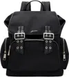 Ganni Bucky Nylon Backpack In Black