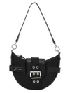 Ganni Bucky Small Nylon Crossbody Bag In Black