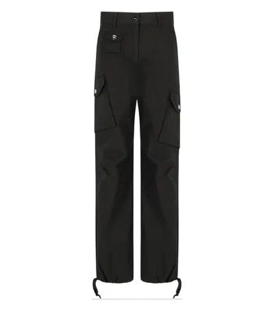 Ganni Black Cargo Pants