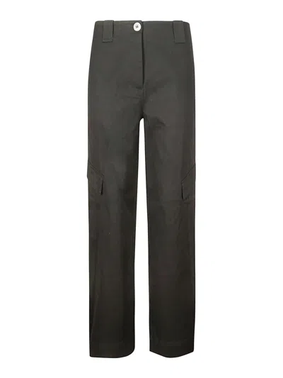 GANNI PANTALÓN CASUAL - NEGRO