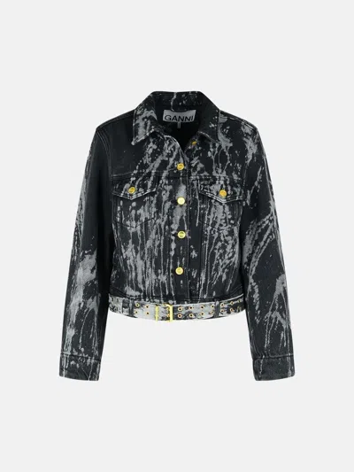 Ganni Black Denim Jacket