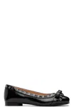 Ganni Ballerina With Bow In 099 Black
