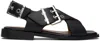 Ganni Studded Sandal In Black