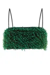 Ganni T-shirt-40t Nd  Female In Green