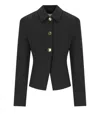 Ganni Technical Twill Blazer For In Black