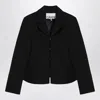Ganni Crepe Jacket With Back Seam Detailing