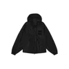Ganni Nylon Blouson Jacket In Black