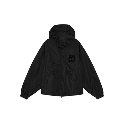 GANNI GANNI BLACK JACKETS - OVERSIZED JACKETS WOMEN