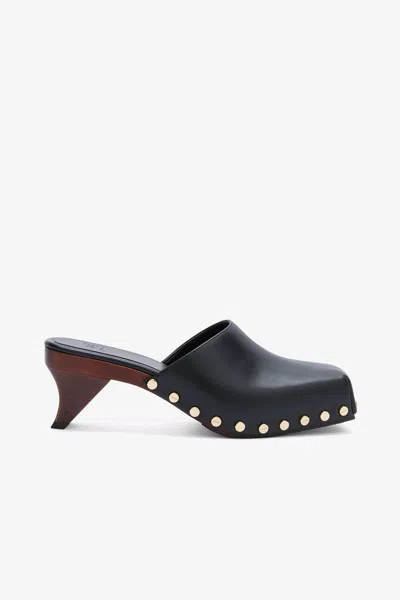 Ganni Black June Sabot Mule In
