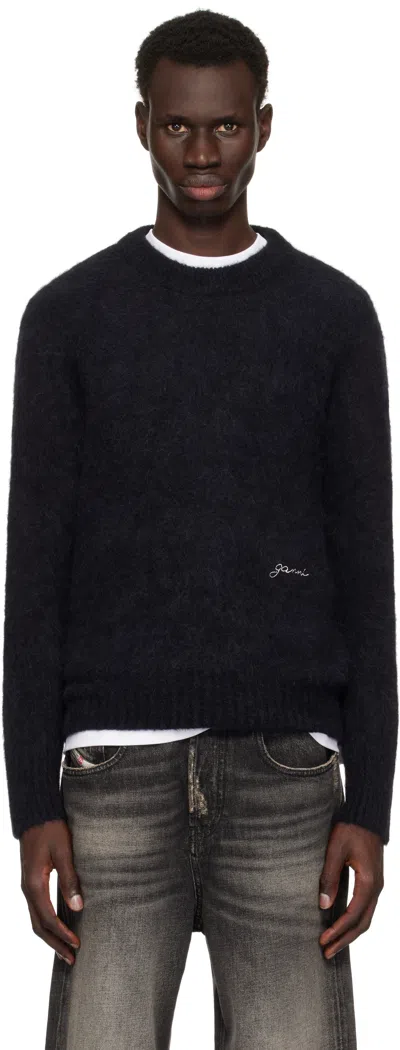 Ganni Black Knit Sweater