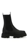 Ganni Leather Ankle Boots Boots And Ankle Boots Black