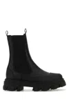 Ganni Leather Ankle Boots Boots And Ankle Boots Black In Black
