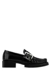 Ganni + Net Sustain Feminine Buckled Recycled Faux Patent-leather Loafers