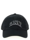 Ganni Baseballkappe Mit Logo-stickerei